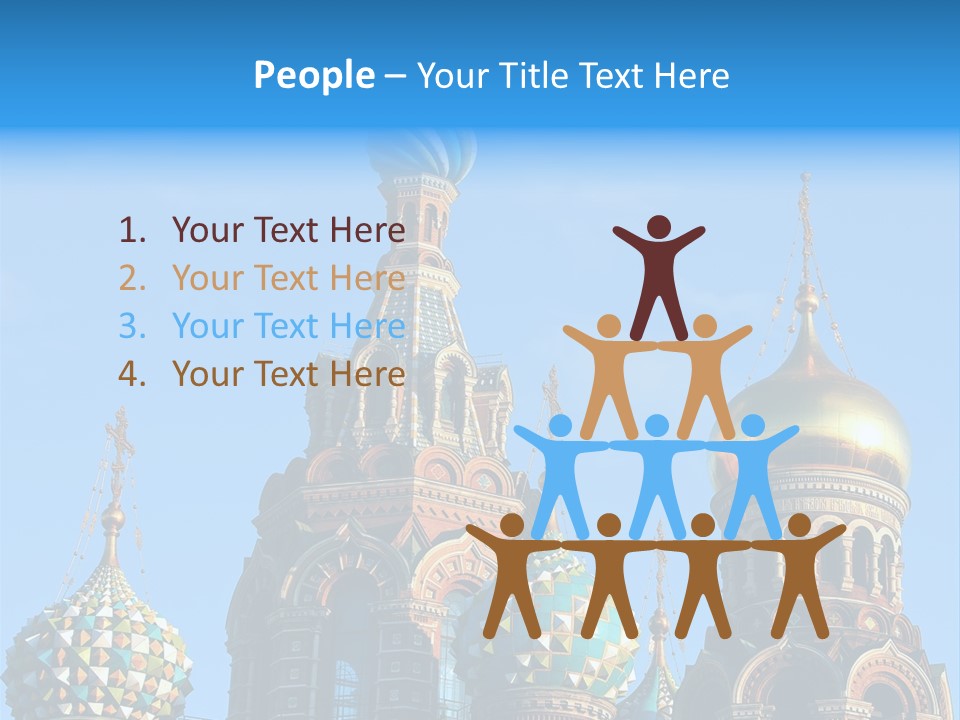St Petersburg Russia PowerPoint Template