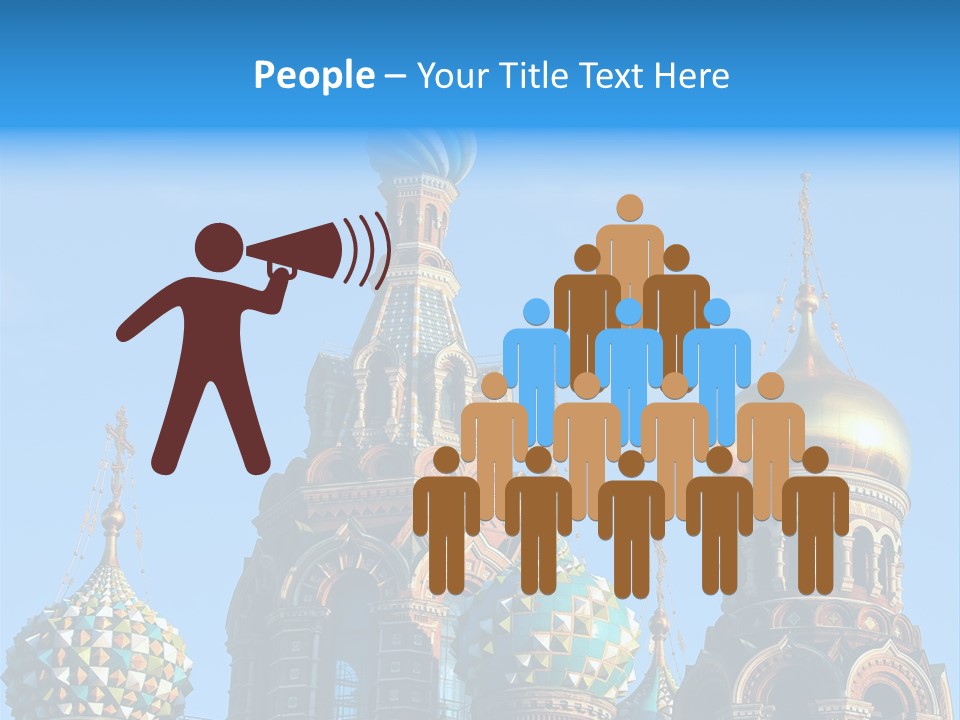 St Petersburg Russia PowerPoint Template