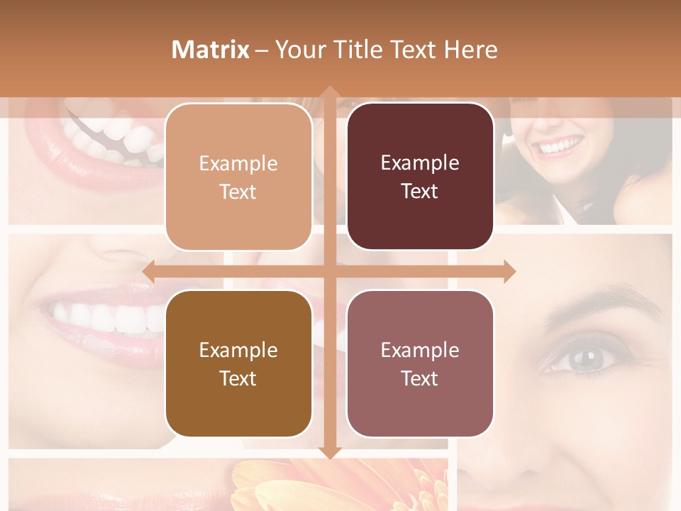 Man White Teeth Smile PowerPoint Template