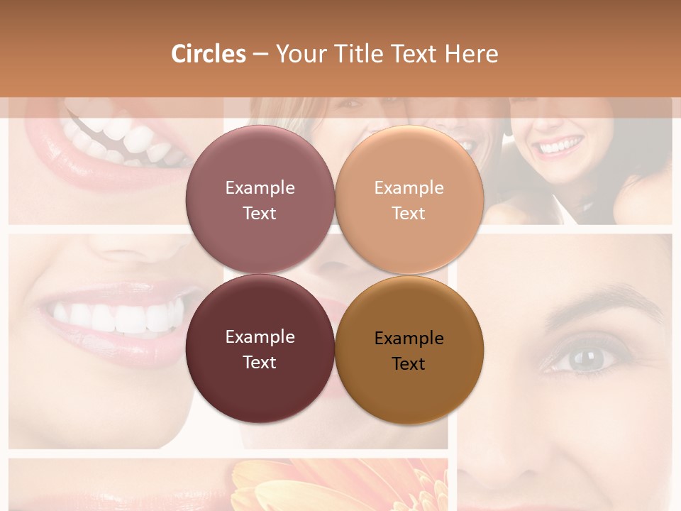 Man White Teeth Smile PowerPoint Template