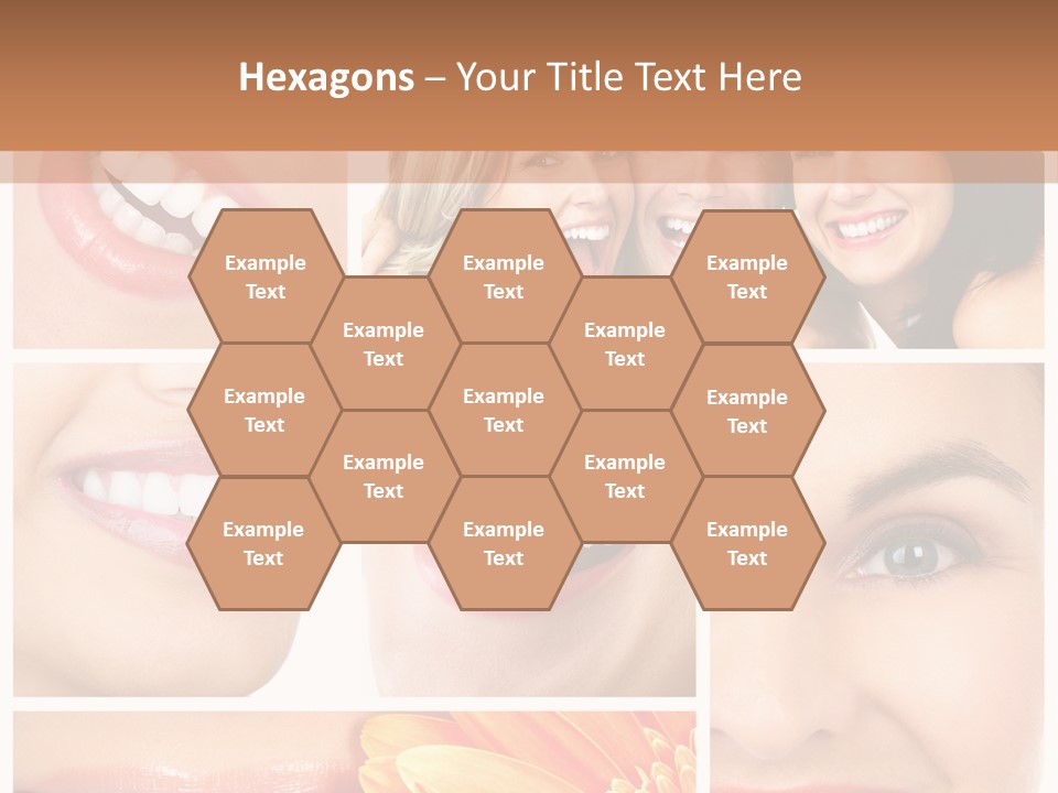 Man White Teeth Smile PowerPoint Template