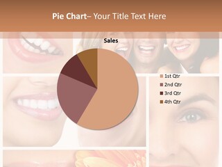 Man White Teeth Smile PowerPoint Template