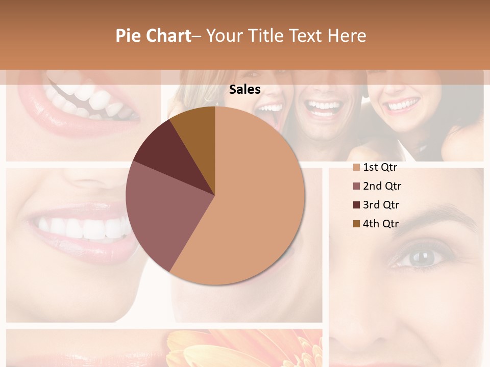 Man White Teeth Smile PowerPoint Template