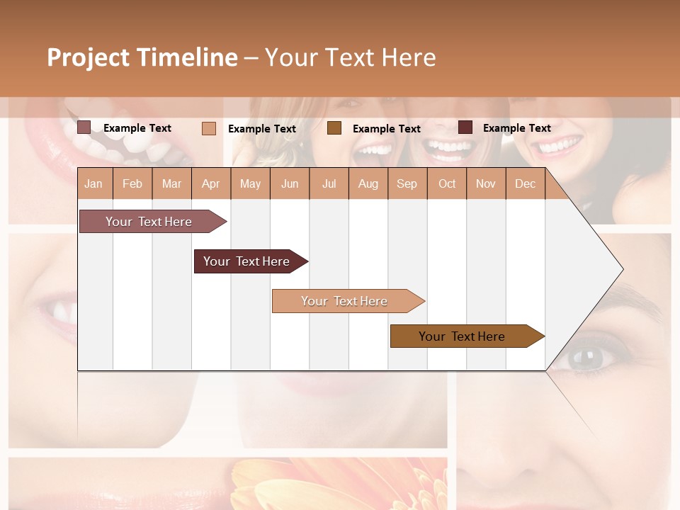 Man White Teeth Smile PowerPoint Template