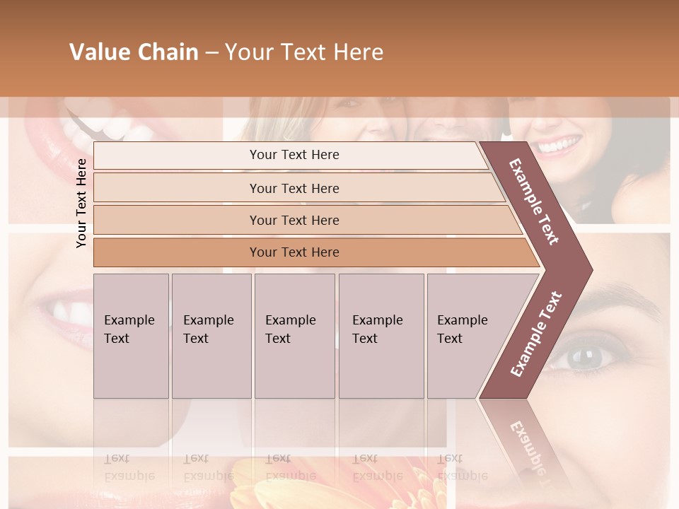 Man White Teeth Smile PowerPoint Template