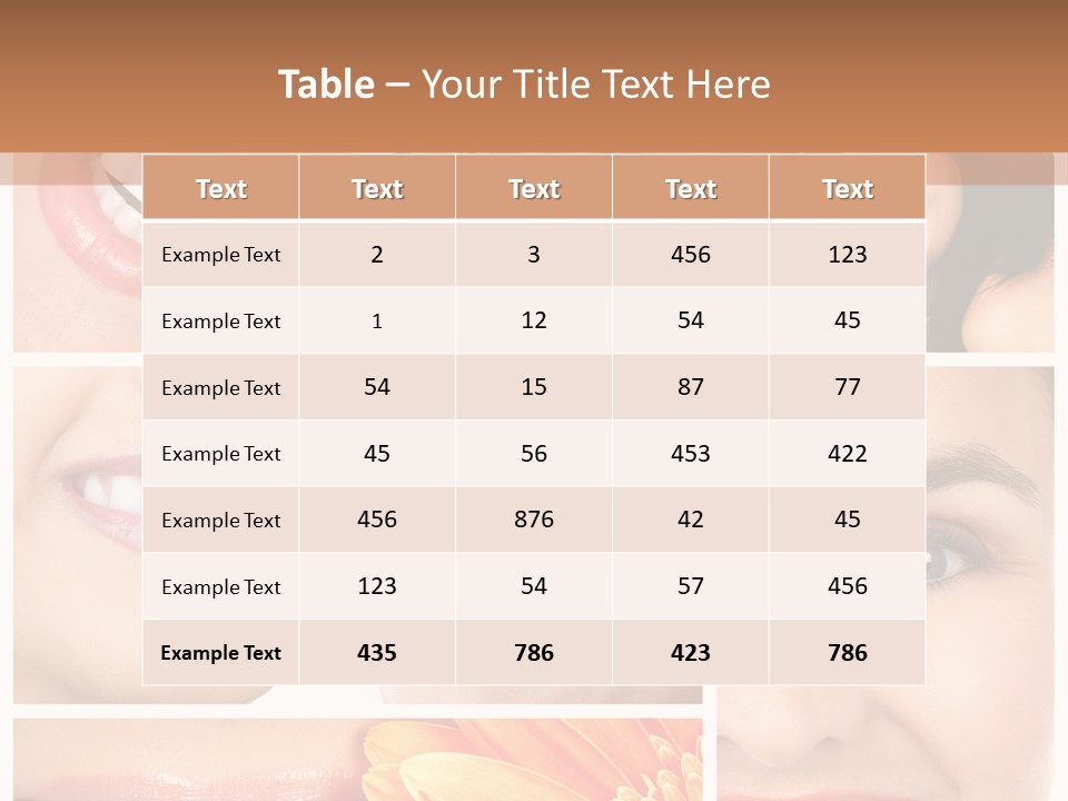 Man White Teeth Smile PowerPoint Template