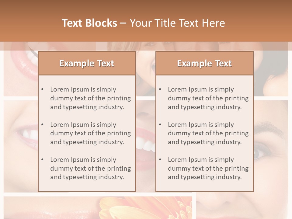Man White Teeth Smile PowerPoint Template