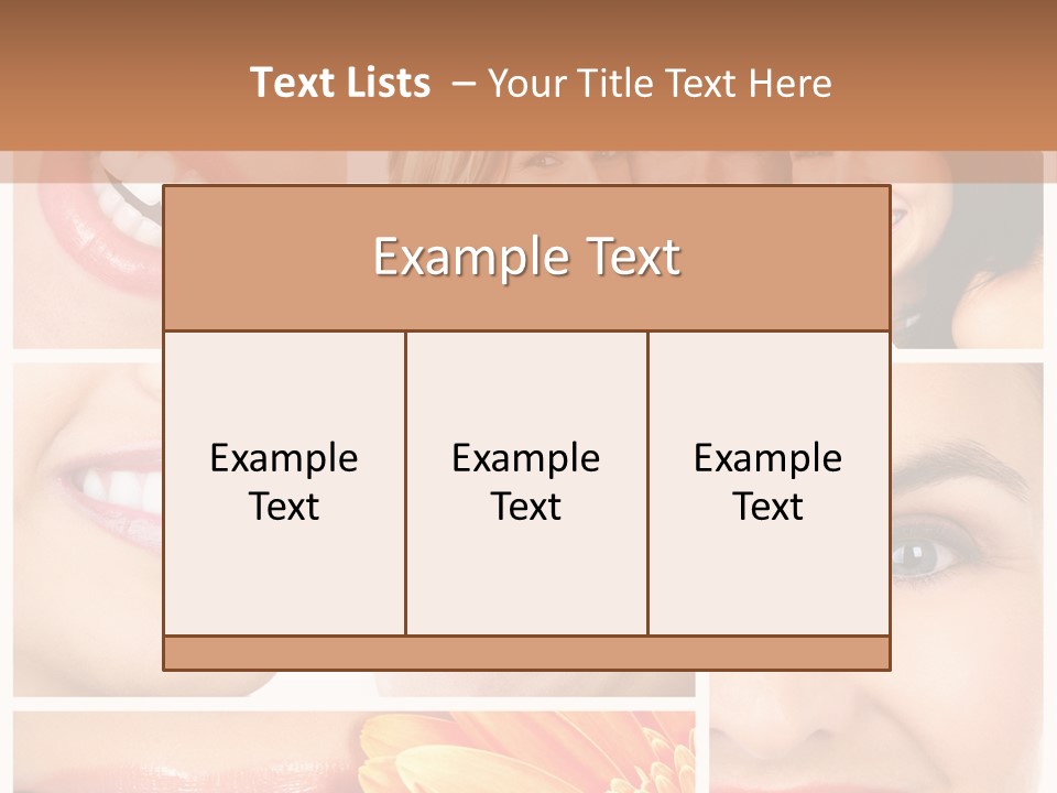 Man White Teeth Smile PowerPoint Template
