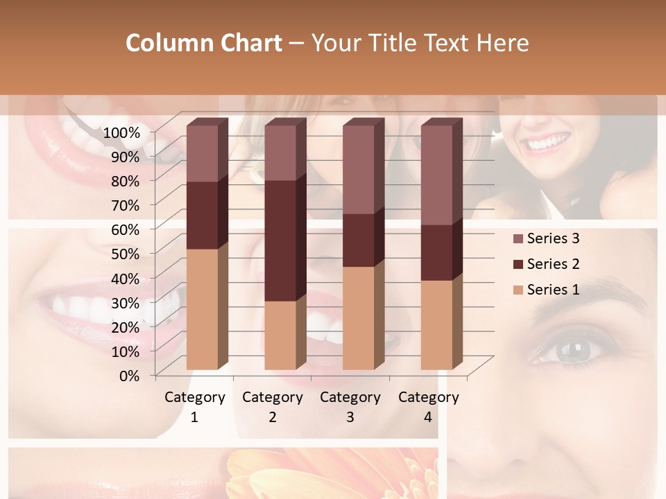 Man White Teeth Smile PowerPoint Template