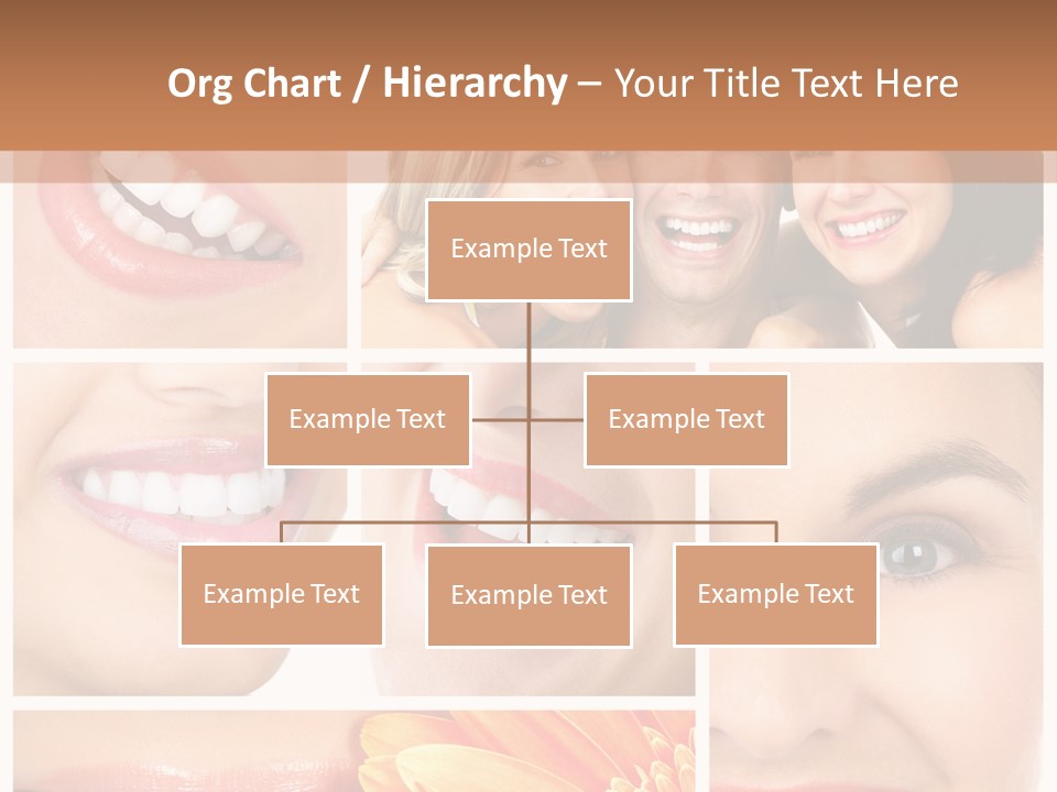 Man White Teeth Smile PowerPoint Template