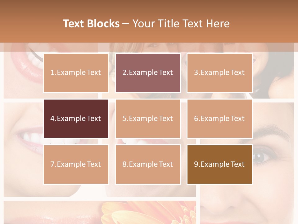 Man White Teeth Smile PowerPoint Template