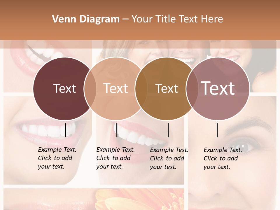 Man White Teeth Smile PowerPoint Template