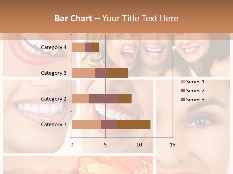 Man White Teeth Smile PowerPoint Template