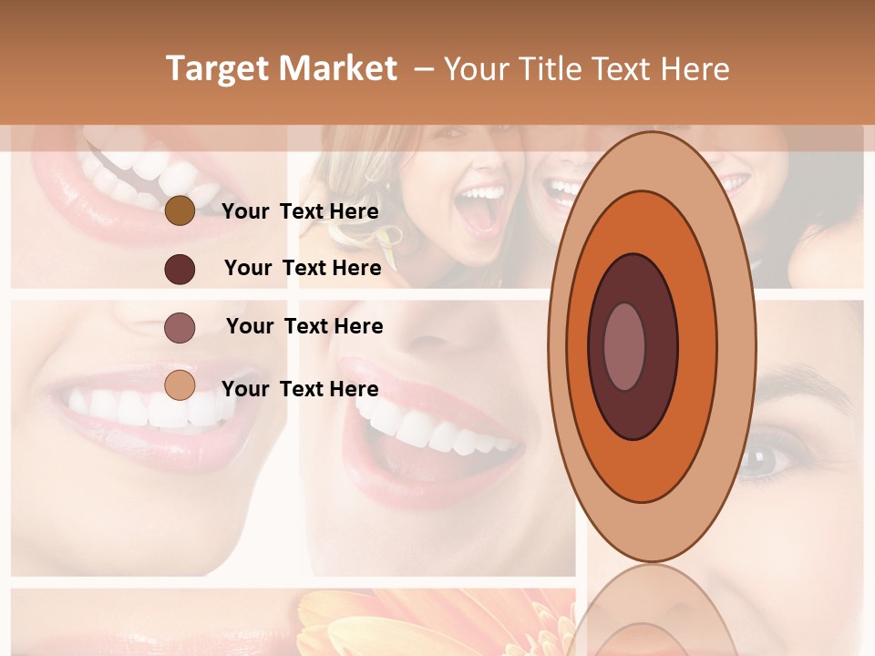 Man White Teeth Smile PowerPoint Template