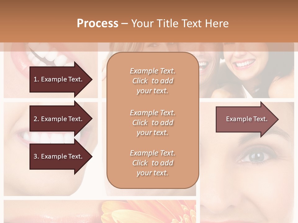 Man White Teeth Smile PowerPoint Template