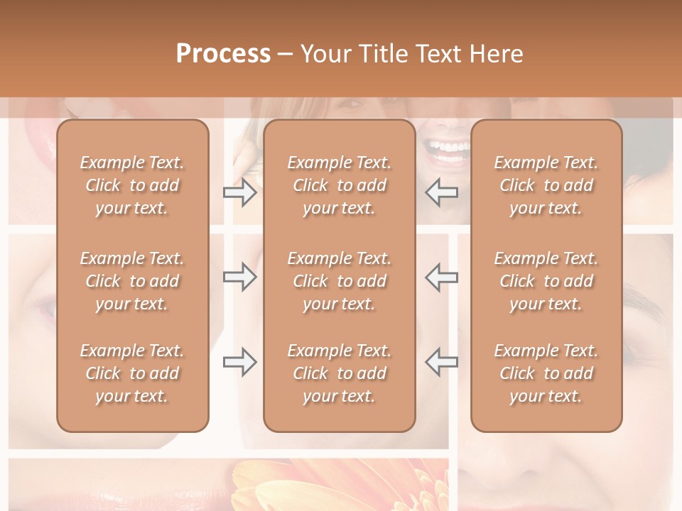 Man White Teeth Smile PowerPoint Template