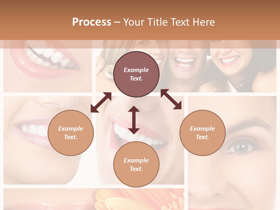 Man White Teeth Smile PowerPoint Template