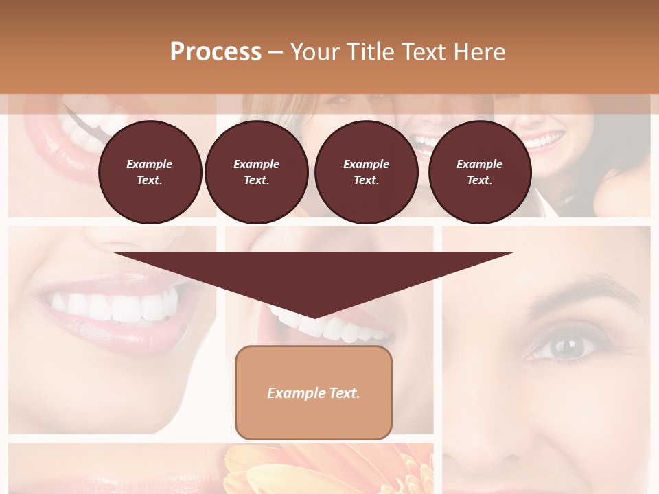 Man White Teeth Smile PowerPoint Template