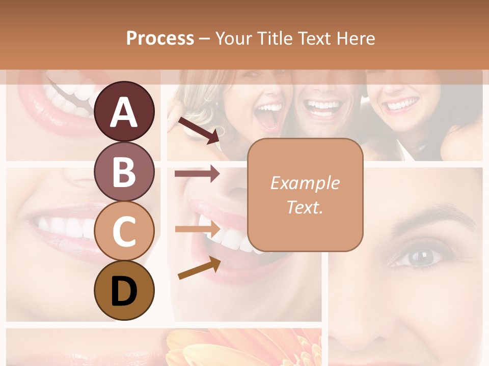 Man White Teeth Smile PowerPoint Template