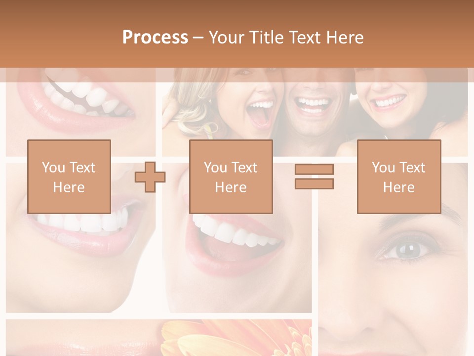 Man White Teeth Smile PowerPoint Template