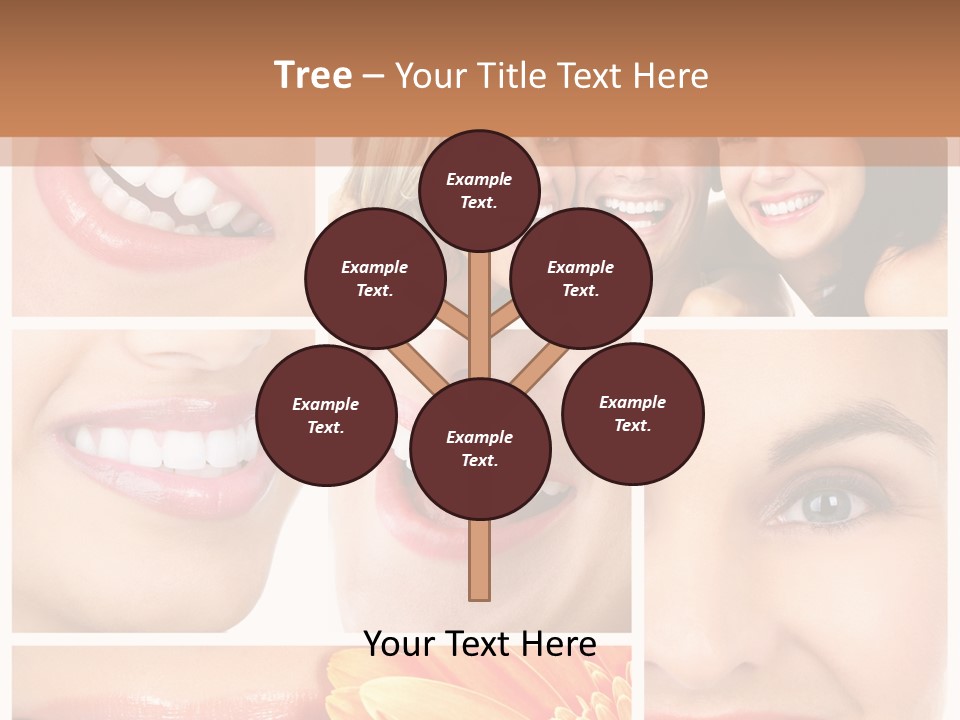 Man White Teeth Smile PowerPoint Template