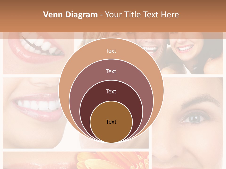 Man White Teeth Smile PowerPoint Template