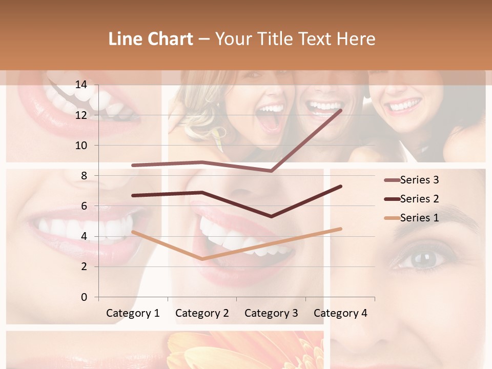 Man White Teeth Smile PowerPoint Template
