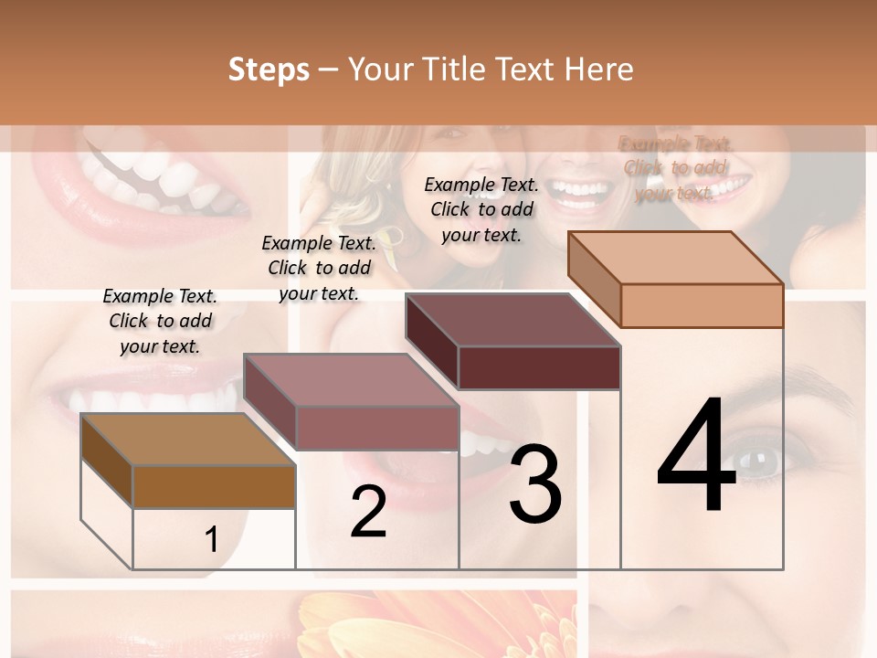 Man White Teeth Smile PowerPoint Template