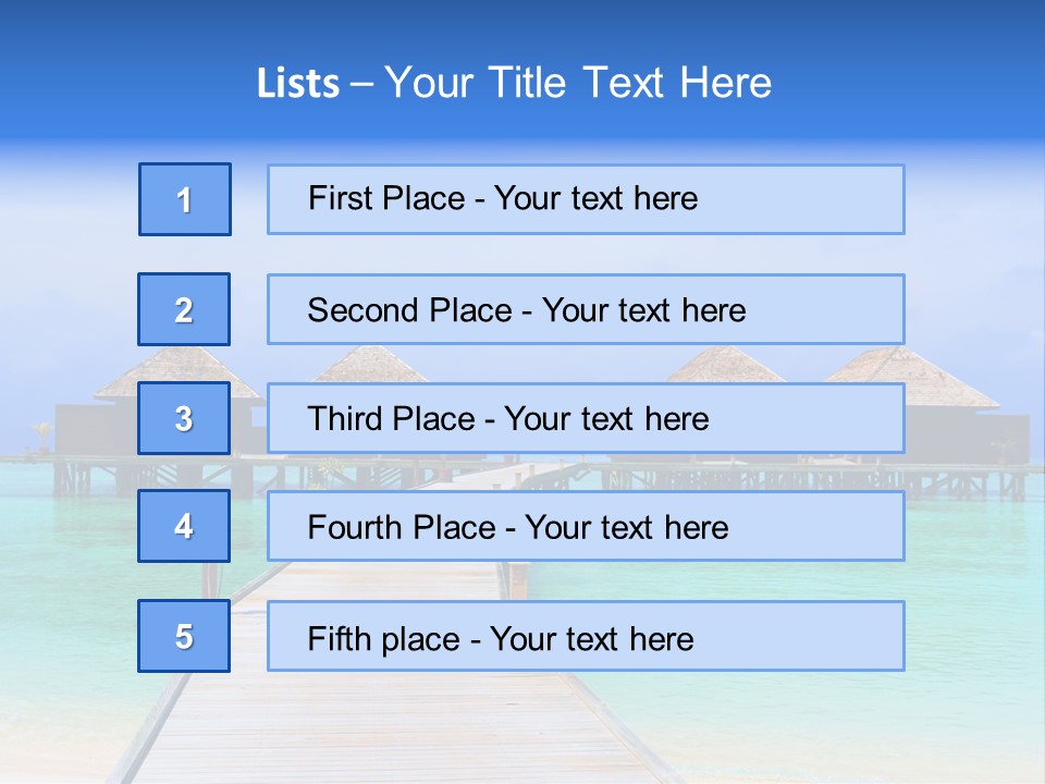 Carribean Sea PowerPoint Template