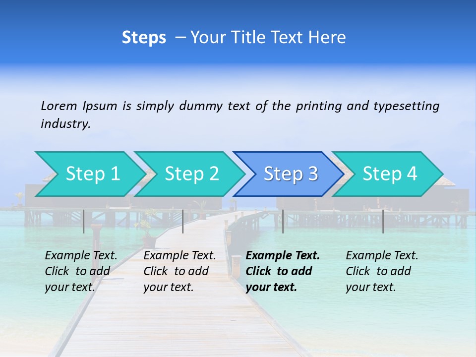 Carribean Sea PowerPoint Template