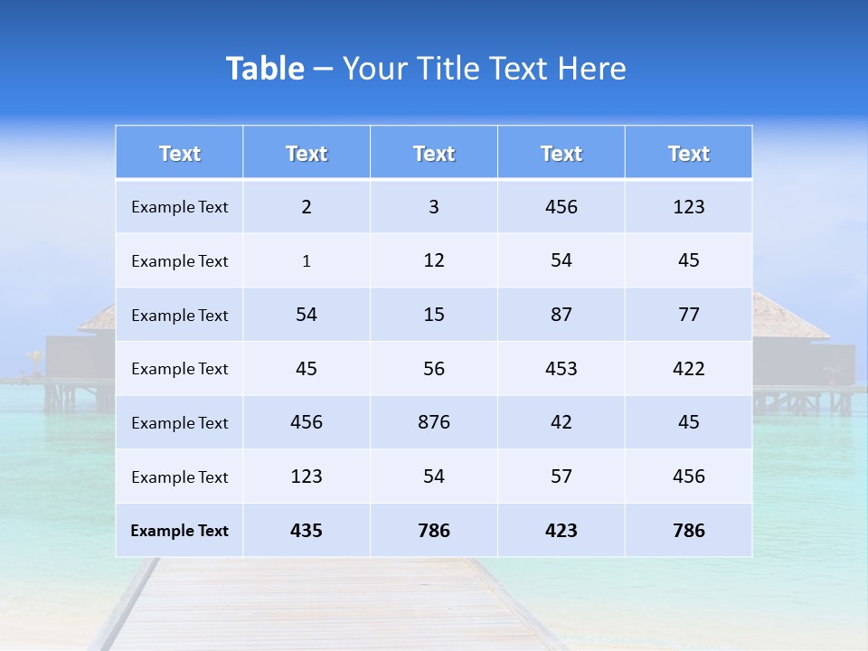 Carribean Sea PowerPoint Template