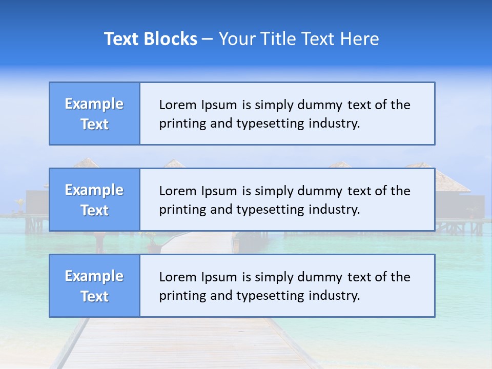 Carribean Sea PowerPoint Template