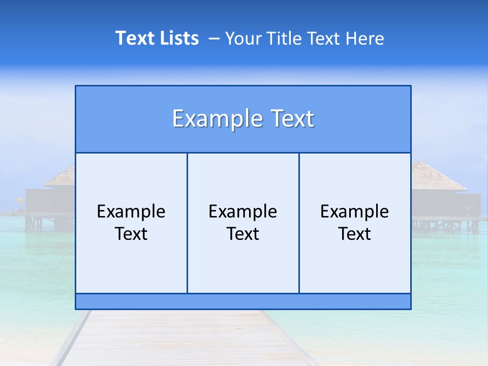 Carribean Sea PowerPoint Template