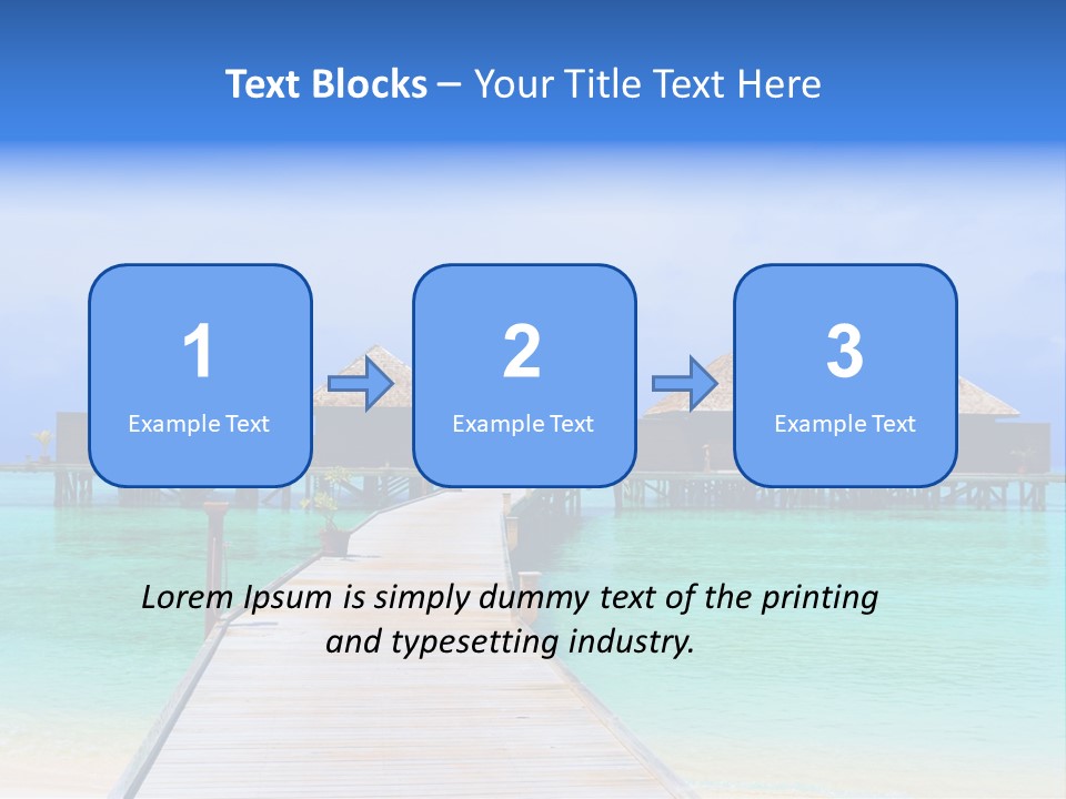 Carribean Sea PowerPoint Template