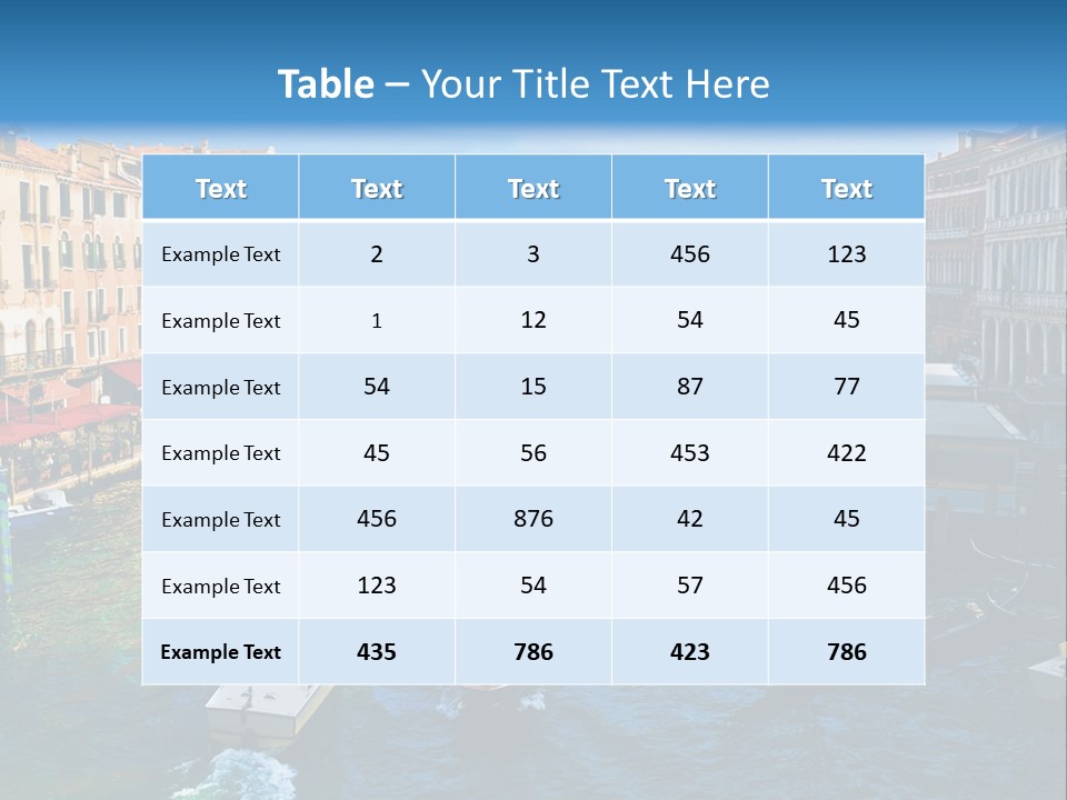 Venice Italy PowerPoint Template