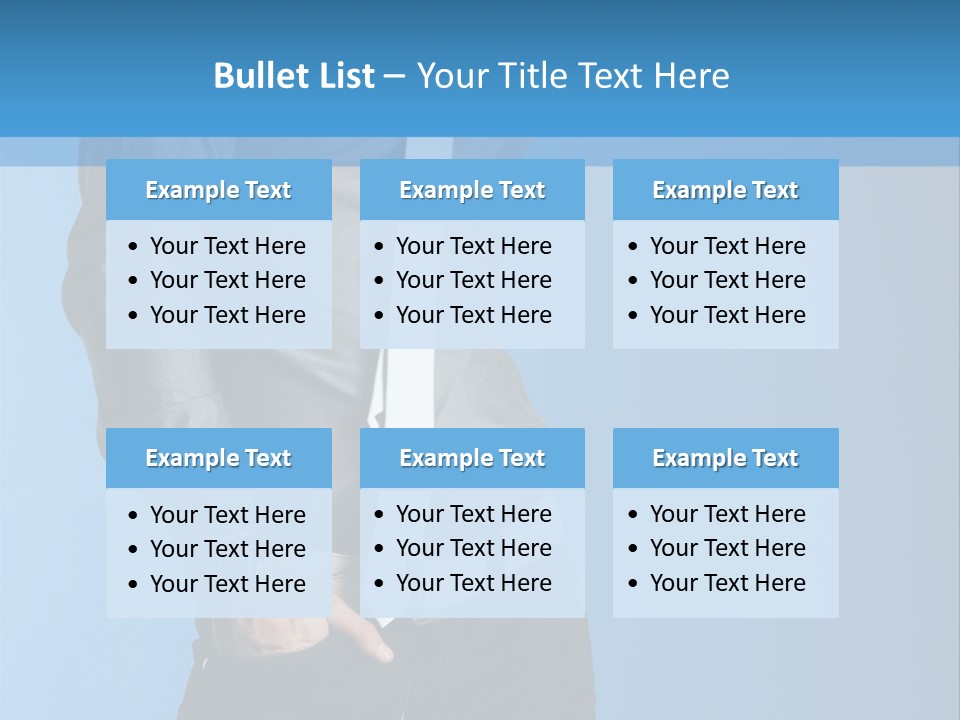 Face Work Leadership PowerPoint Template