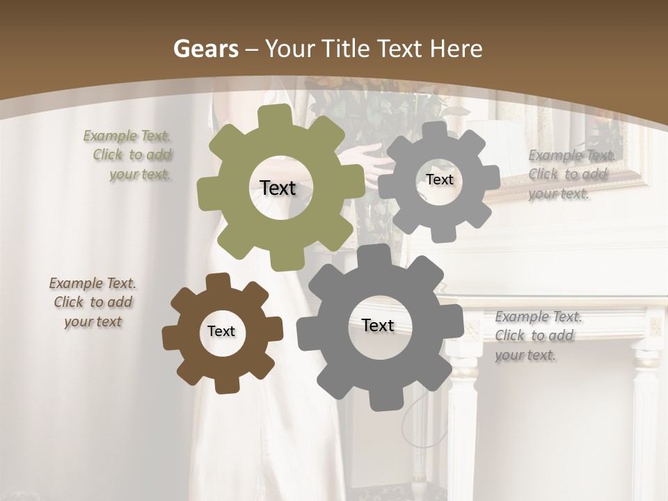 Ornate Room Slim PowerPoint Template