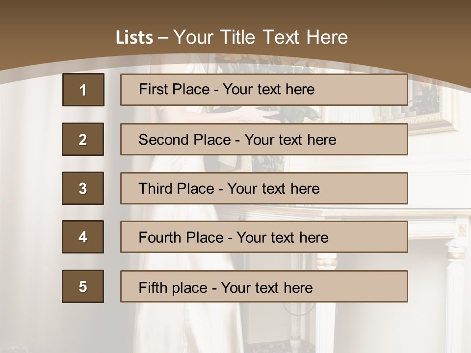 Ornate Room Slim PowerPoint Template