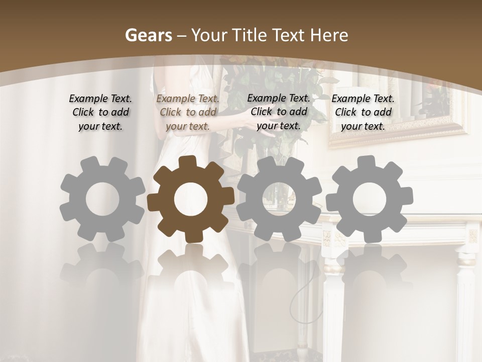 Ornate Room Slim PowerPoint Template