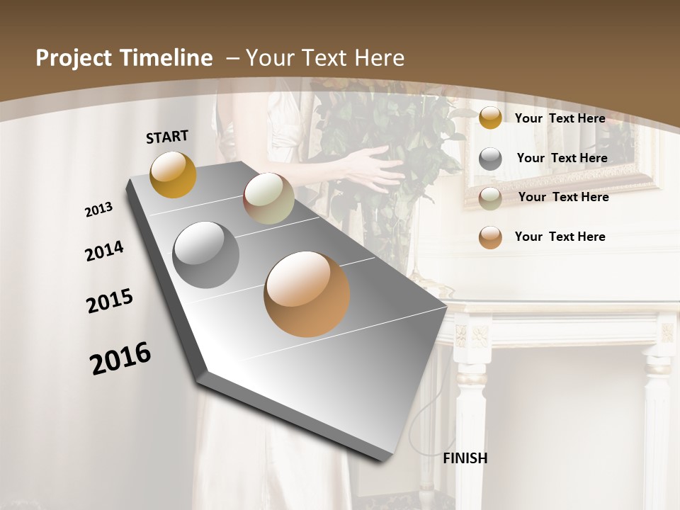 Ornate Room Slim PowerPoint Template