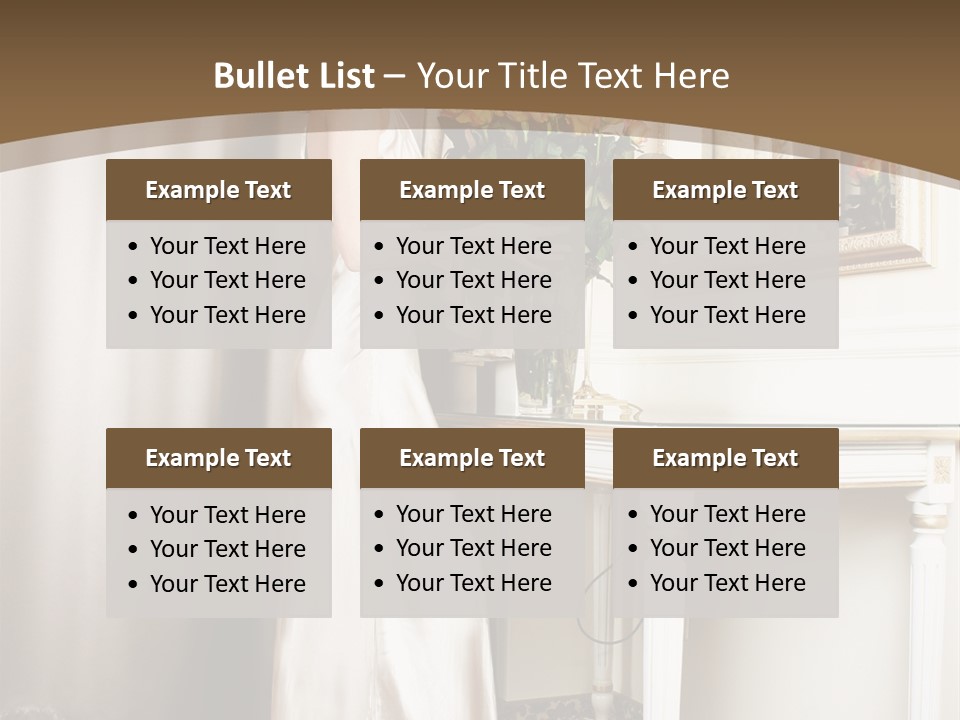 Ornate Room Slim PowerPoint Template