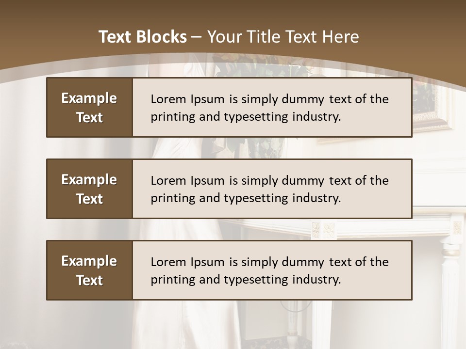 Ornate Room Slim PowerPoint Template