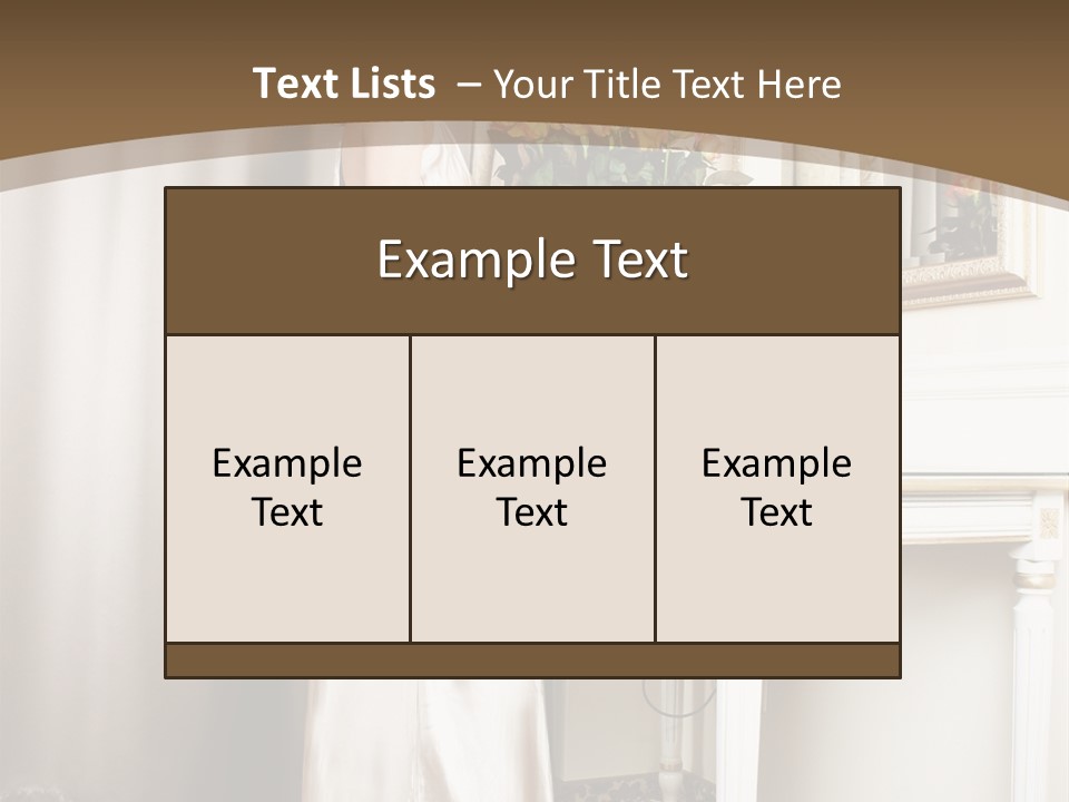 Ornate Room Slim PowerPoint Template