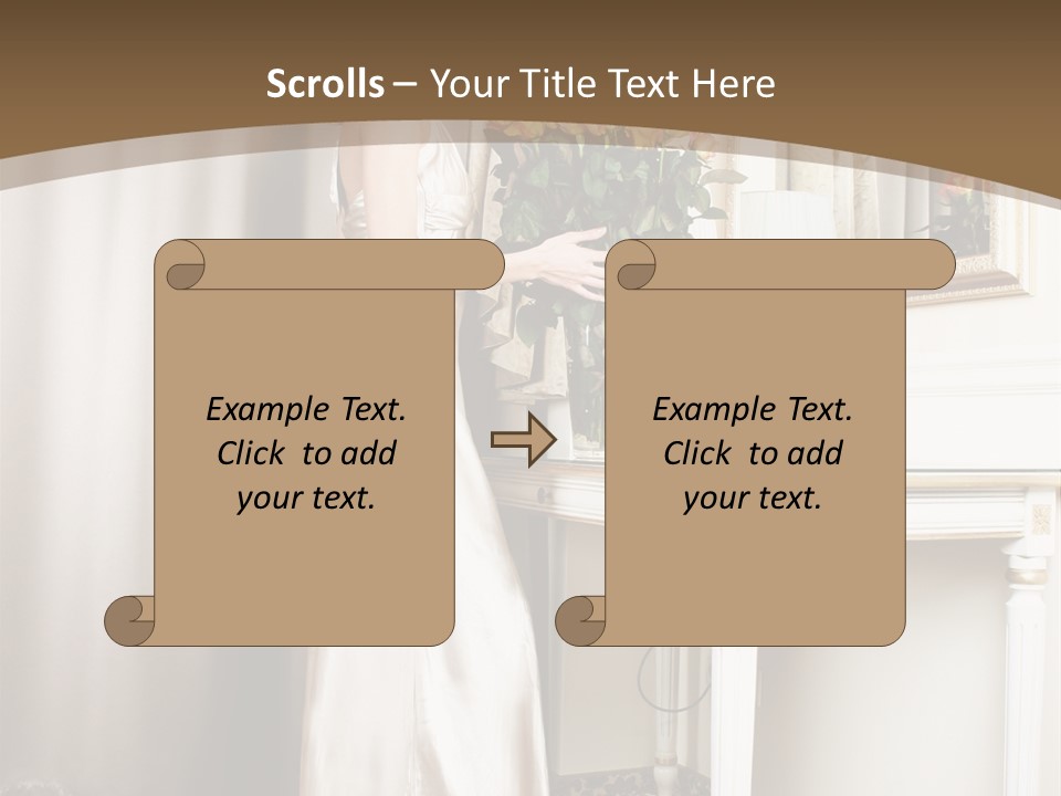 Ornate Room Slim PowerPoint Template