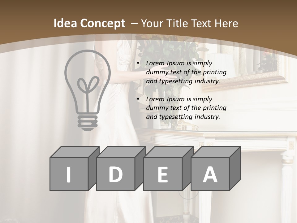 Ornate Room Slim PowerPoint Template