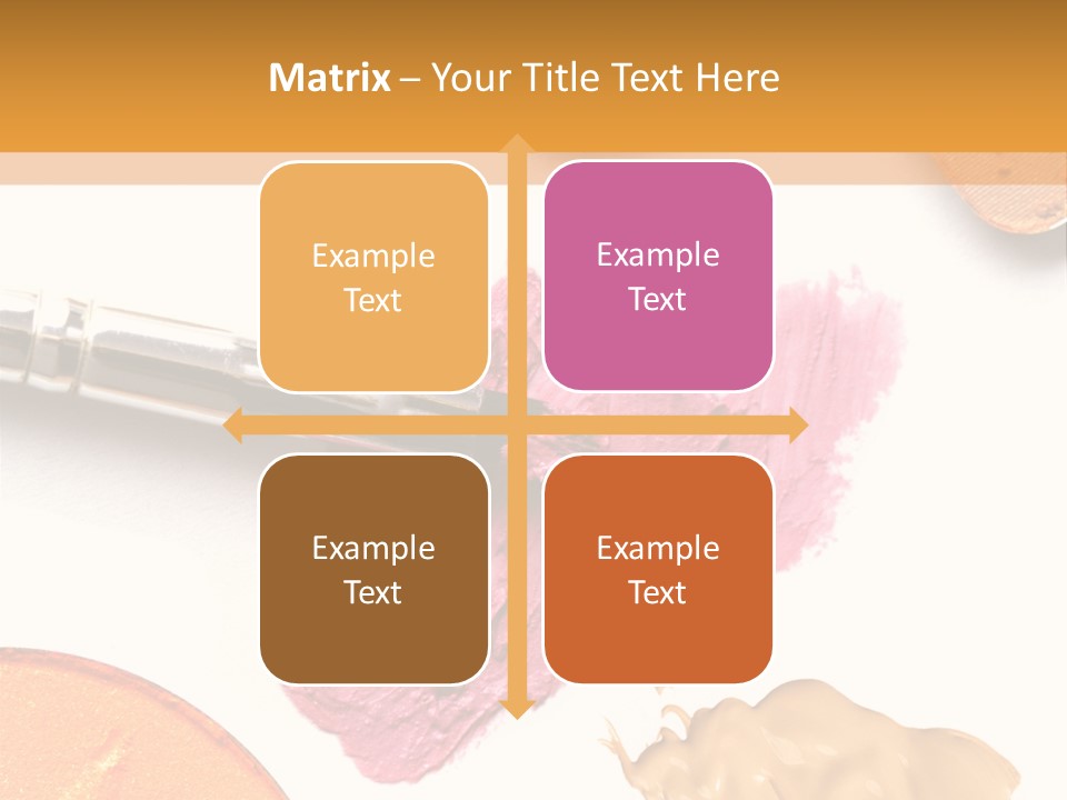 Makeup Foundation Isolated PowerPoint Template