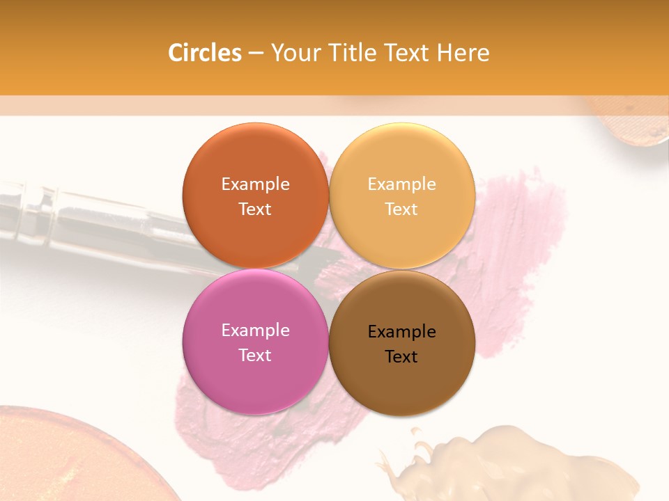 Makeup Foundation Isolated PowerPoint Template