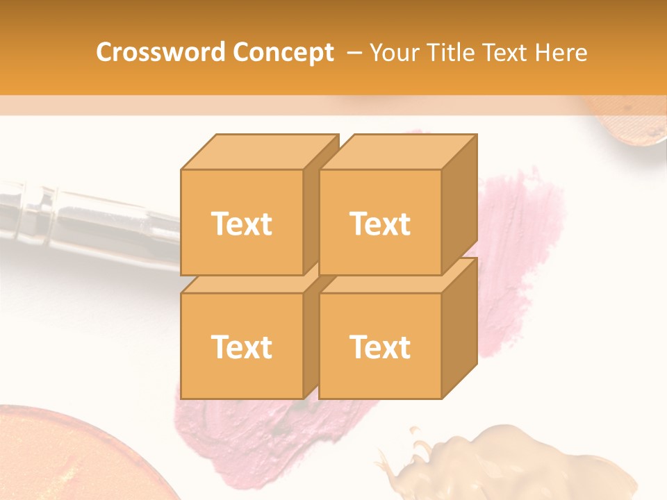 Makeup Foundation Isolated PowerPoint Template