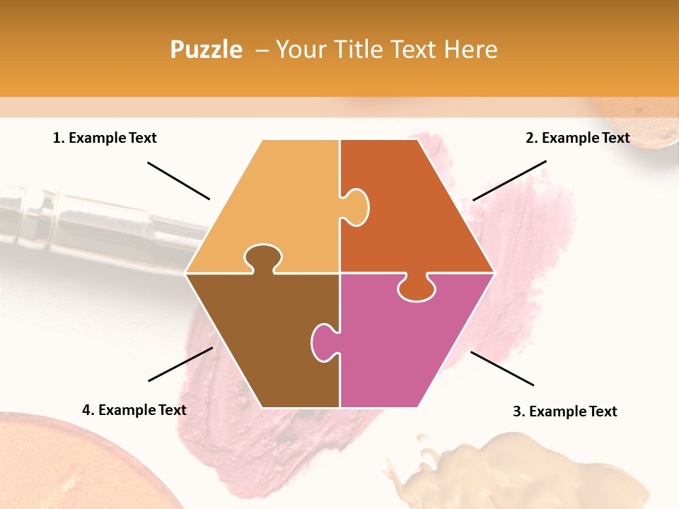 Makeup Foundation Isolated PowerPoint Template