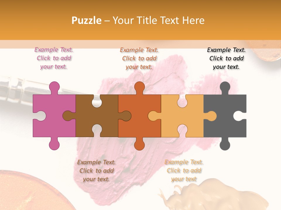 Makeup Foundation Isolated PowerPoint Template